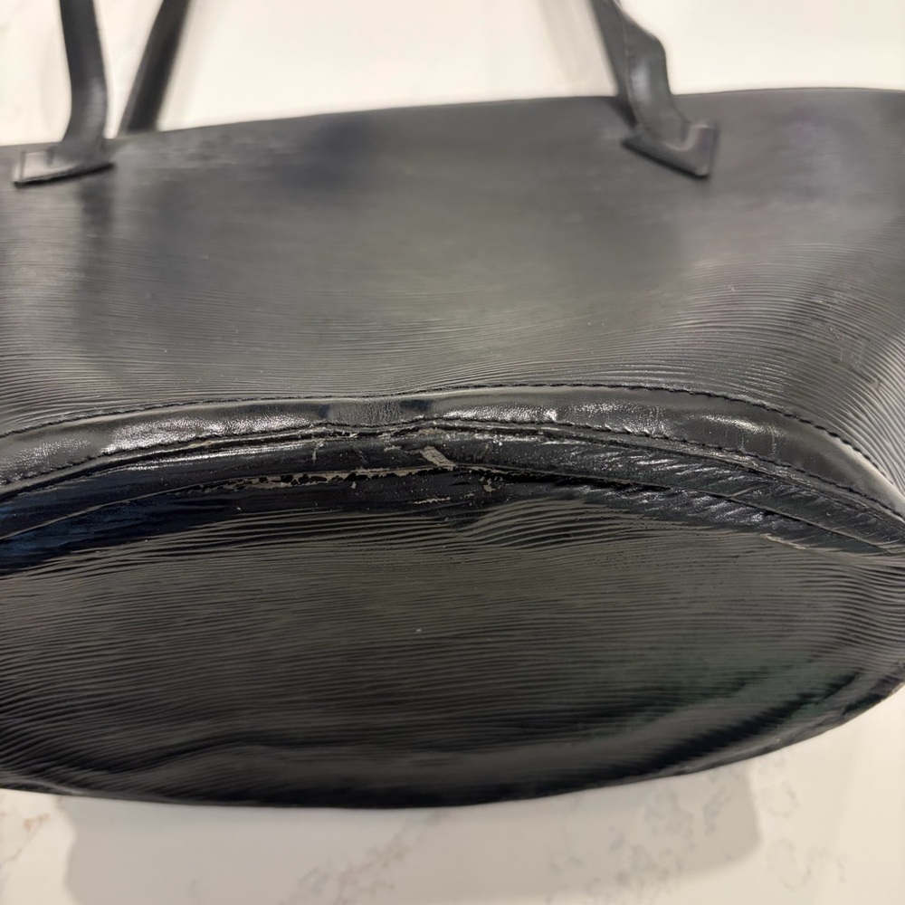 Louis Vuitton Black Epi Leather Zip Tote authentic AS0916 saint Jacques - Picture 7 of 15